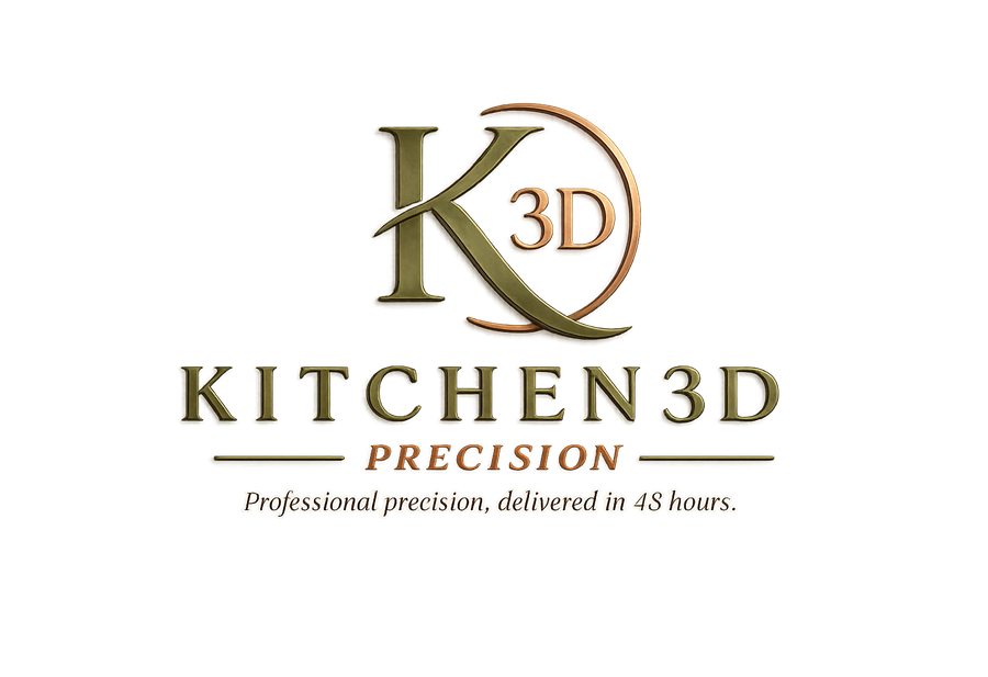 Kitchen3D Precision — Professional precision, delivered in 48 hours