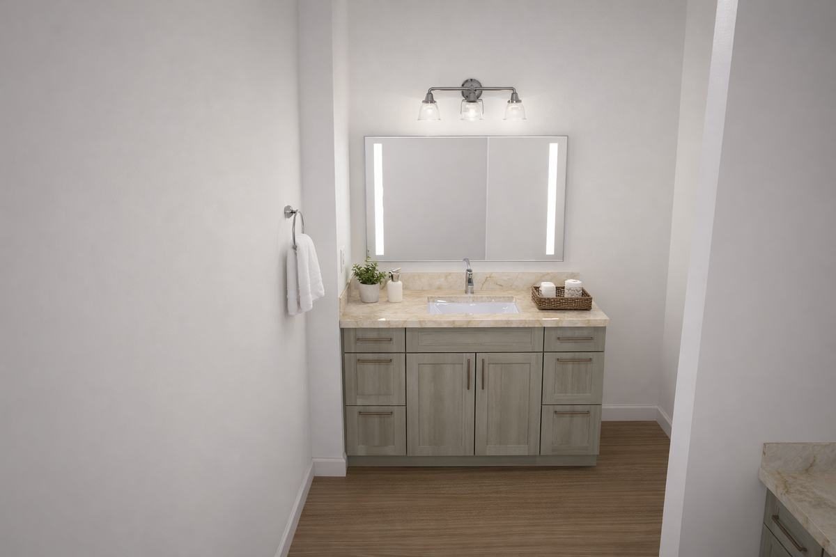 Bathroom vanity render