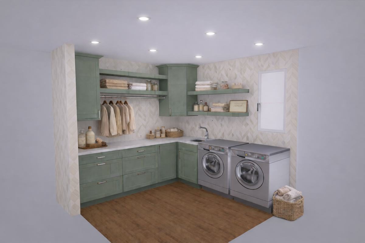 Laundry room render